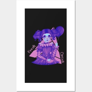 Cute Gothic Lolita Purple Circus Posters and Art